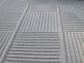 Raked Sand Photograph